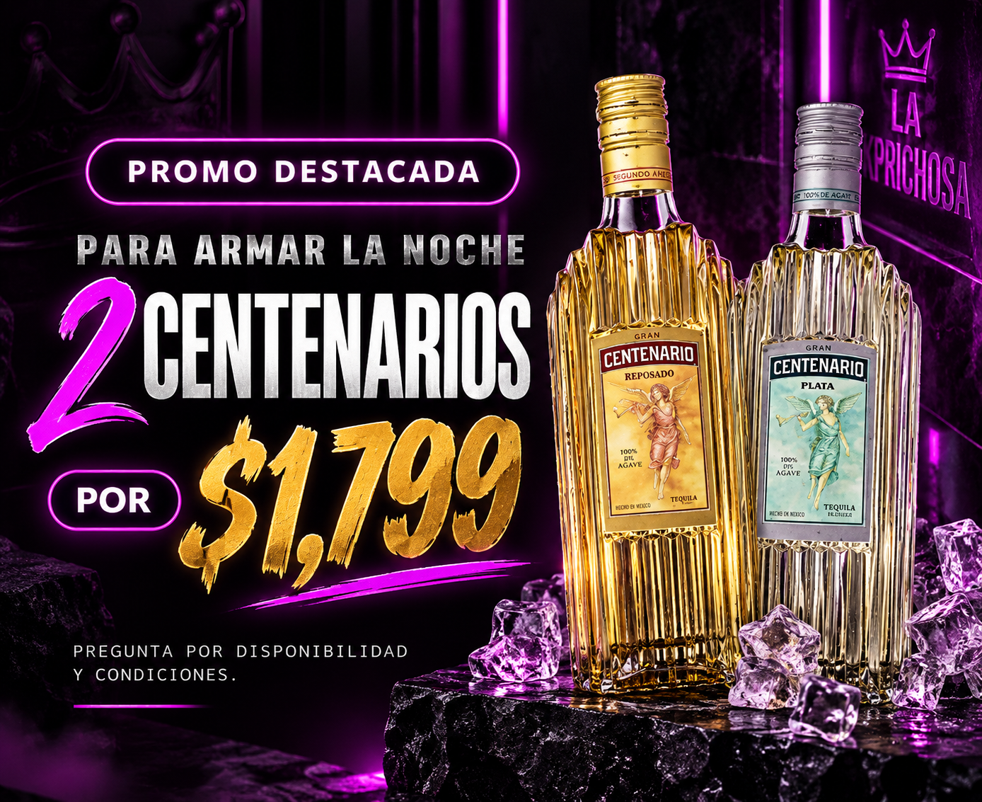 Promoción 2 Centenarios por $1,799